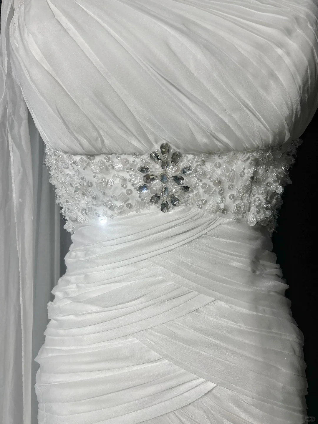 Vintage Bridal Gown Mermaid One Shoulder White Long Wedding Dresses Minimalist Bridal Gowns DP1838