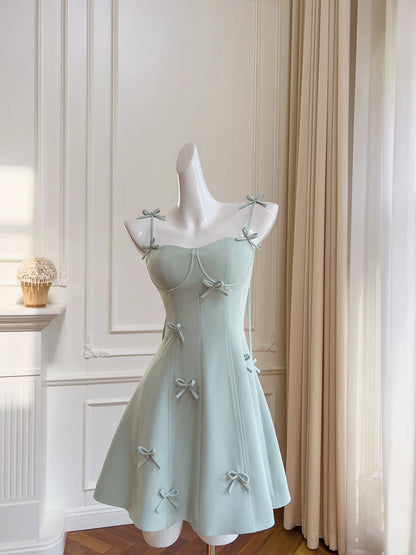Sexy A line Spaghetti Straps Sage Green Satin Short Homecoming Dress Summer Hoco Dresses Cocktail Dress Birthday Outfits DP2286
