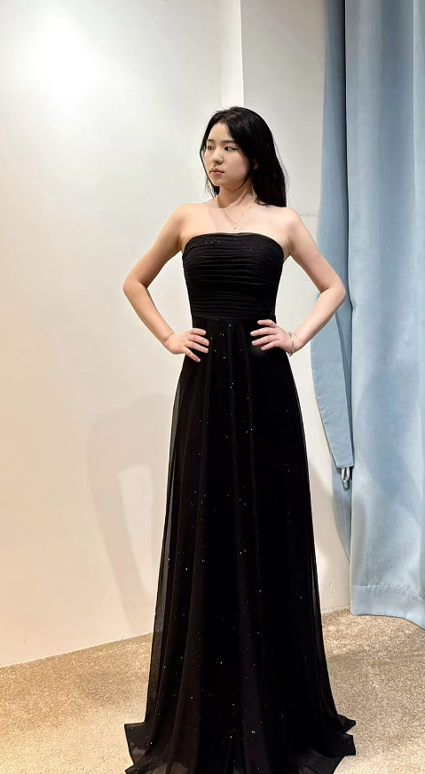 Elegant Sweetheart Neck Sheath Long Prom Dresses Sleeveless Satin Evening Dresses DP3960