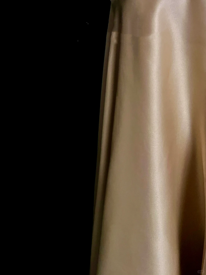 Vintage Mermaid Halter Sleeveless Satin Long Prom Dresses Ruffles Evening Gowns Evening Dress DP940