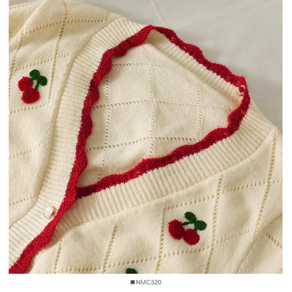Cardigan Cherry Sweater HZ1024
