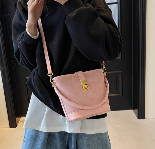 Fashion commuter bucket bag messenger bag ED01004
