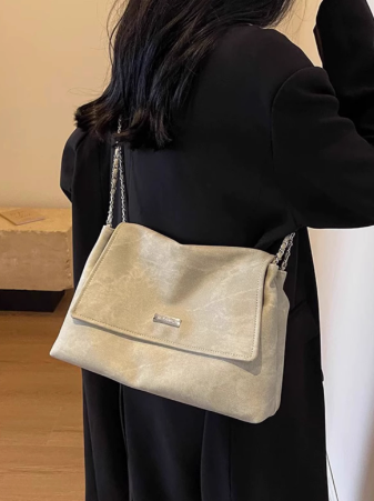 bag women's large capacity autumn and winter new fashion niche chain shoulder messenger bag HZ1024