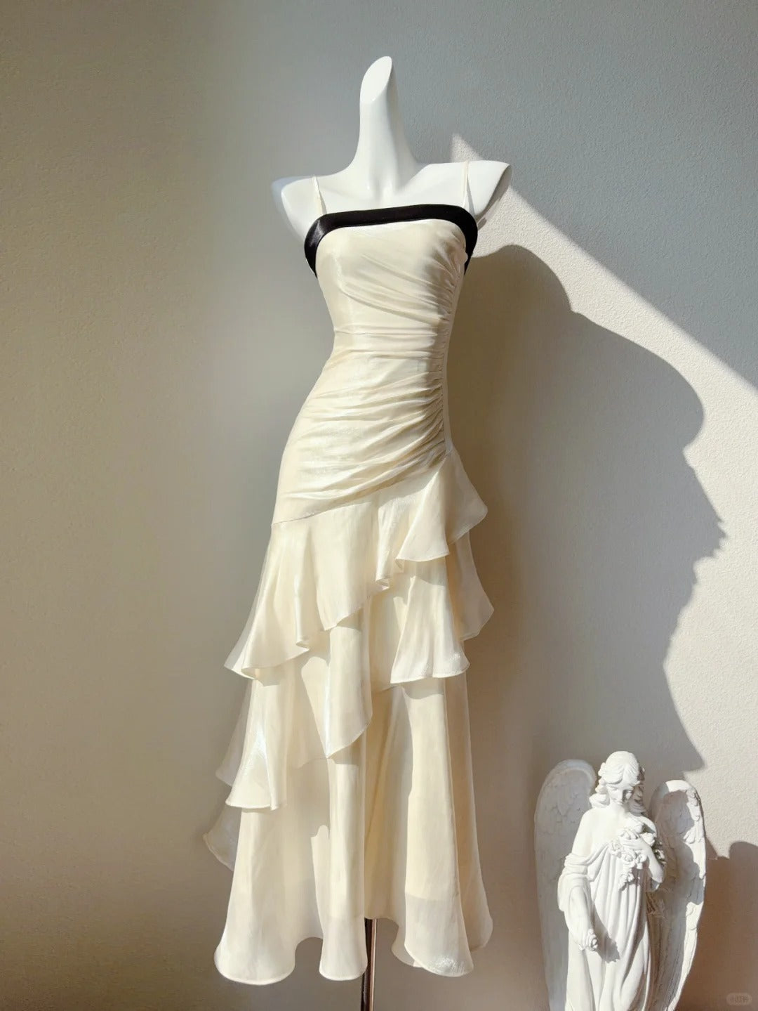 Birthday Party Dresses Under $160??White Ruffled Layered Fairytale Graduation Prom Dresses HZ1024