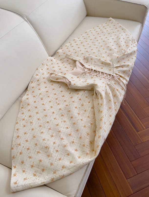 suspender tea break dress birthday dress HZ1024