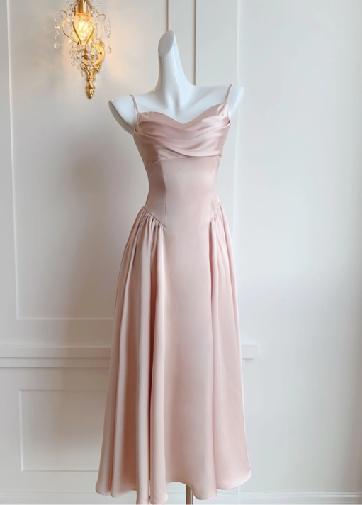 A-line suspender dress high-end temperament dress HZ1024