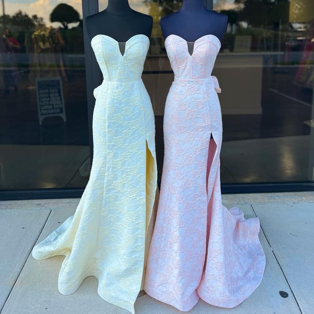 Floral Printed Mermaid Prom Dress HZ1024