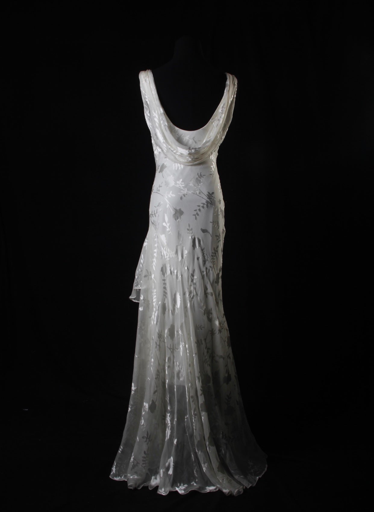 Chiffon Beaded Long Prom Dress Simple Mermaid Wedding Dress HZ1024