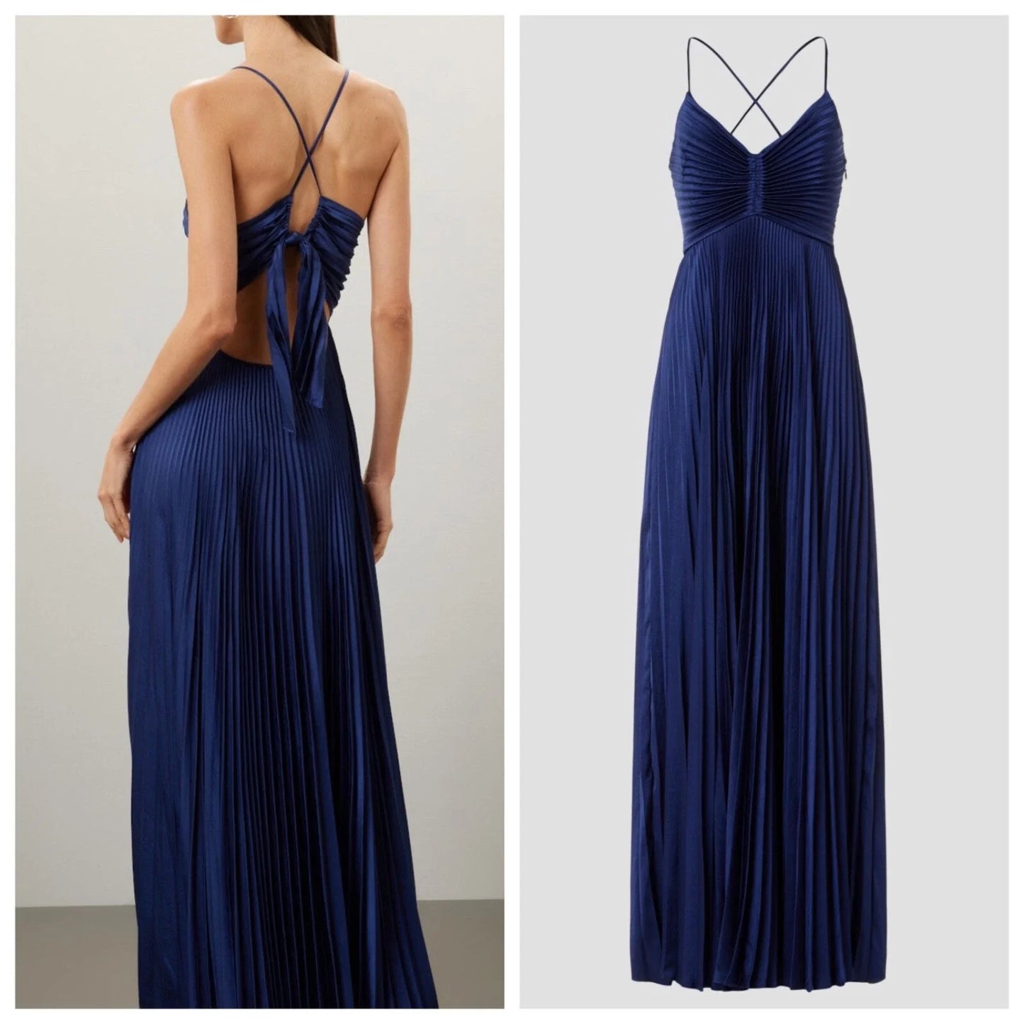 Forest Green Backless Prom Dress for Vegas Pool Party__ Glam Chiffon Evening Dress for Special Ocassion ED01530