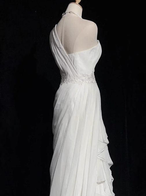 Bodycon Satin Tulle Long Prom Dress Simple Wedding Dress HZ1024