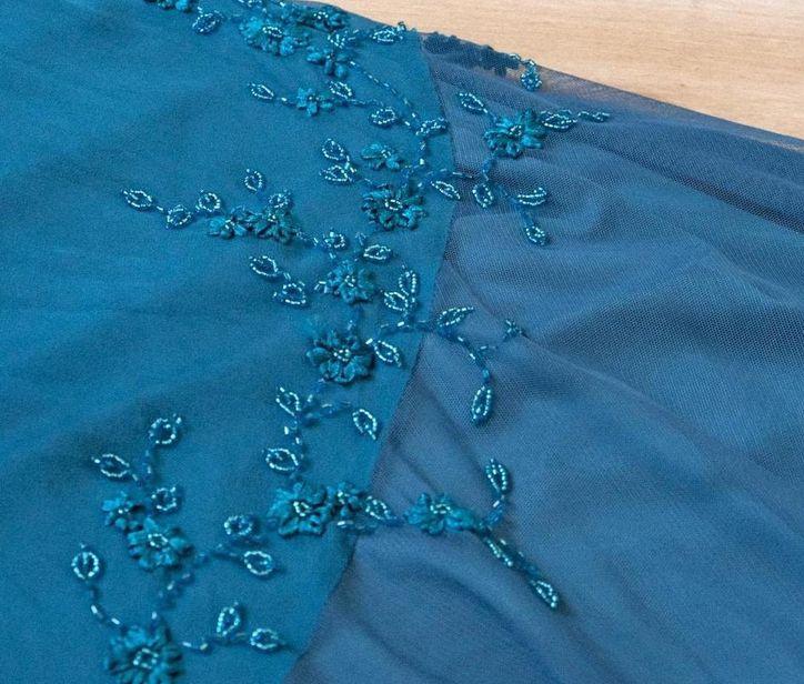 Spaghetti Strap Chiffon Beaded Appliqu¨¦ Long Prom Dress Evening Dress HZ1024