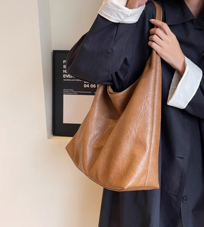 Autumn and winter fashion simple high-end shoulder bag casual versatile large capacity tote bag ED0176