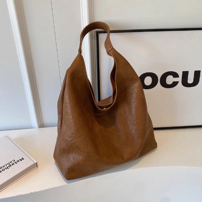 Autumn and winter fashion simple high-end shoulder bag casual versatile large capacity tote bag ED0176