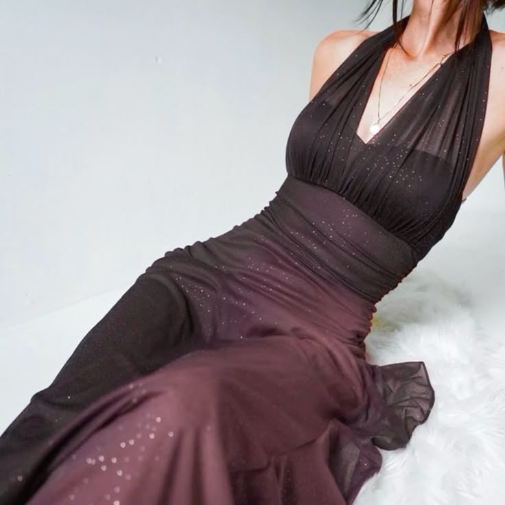 Green Formal Dresses, V-neck Sheath Glitter Birthday Dresses, Chiffon Retro Backless Party Dresses HZ1024