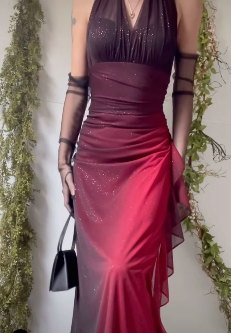Elegant Green Formal Dresses, V-neck Sheath Glitter Birthday Dresses, Chiffon Retro Backless Party Dresses _ED01921