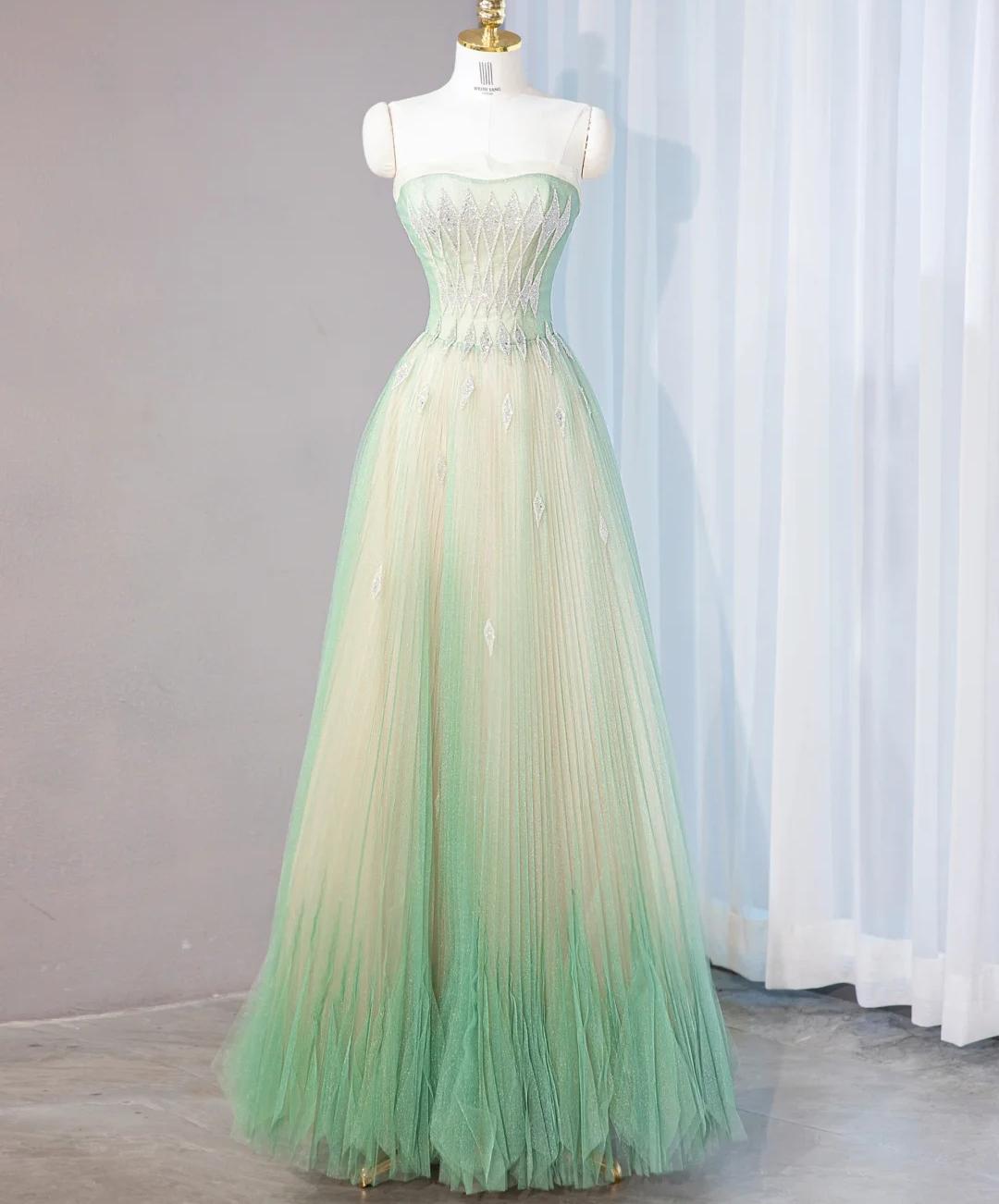 Sweet__ Fairy Style Ball Gown for Birthday&Quinceanera-Sparkling Diamond  A-line Tulle Evening Dress _ED01925