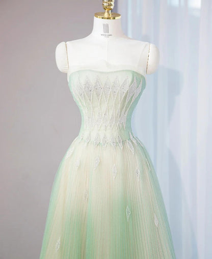 Sweet__ Fairy Style Ball Gown for Birthday&Quinceanera-Sparkling Diamond  A-line Tulle Evening Dress _ED01925