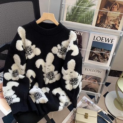 bunny jacquard new style sweater HZ1024