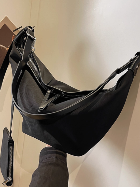 fabric single shoulder saddle bag casual versatile messenger bag HZ1024