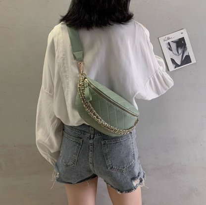 all-match chain Waist bag HZ1024