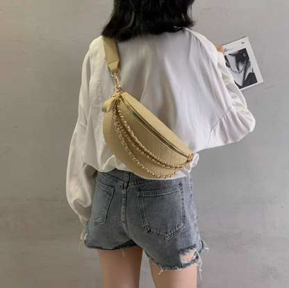 all-match chain Waist bag HZ1024