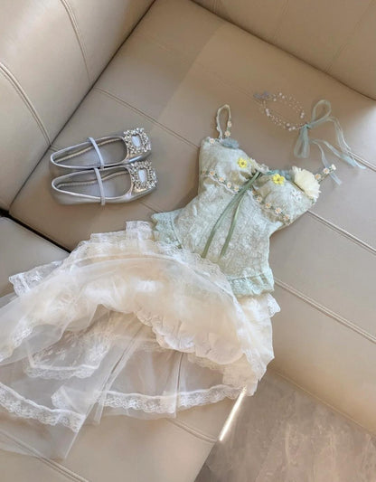 Spaghetti Straps A-Line Homecoming Dresses Sweet Lace Short Prom Dress HZ1024