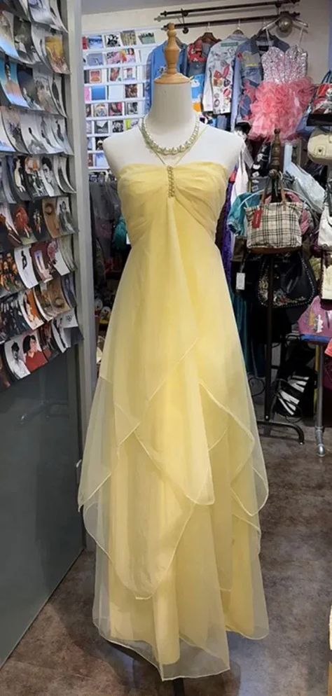 Fairytale Yellow Chiffon Cocktail Party Dresses Halter Neck Sleeveless Guest Dresses ED02154