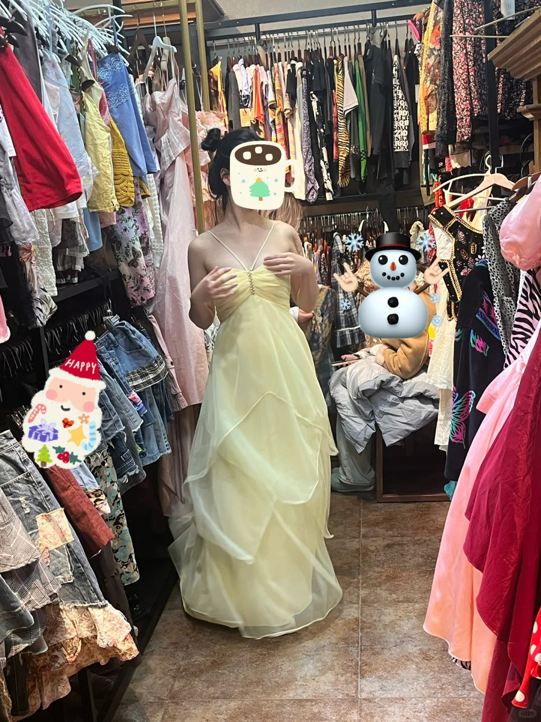 Fairytale Yellow Chiffon Cocktail Party Dresses Halter Neck Sleeveless Guest Dresses ED02154