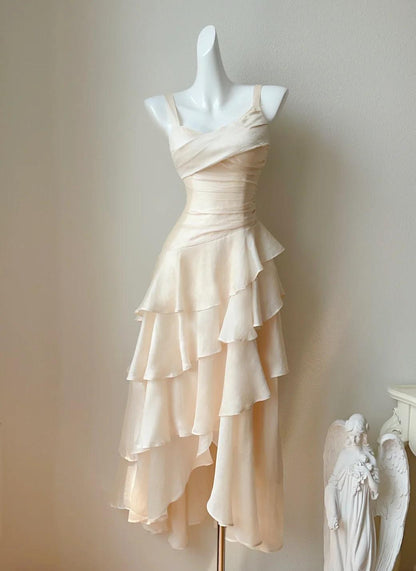 Spaghetti Straps 16th Birthday Outfits Chiffon A-Line Short Prom Dresses Sweet Homecoming Dress HZ1024