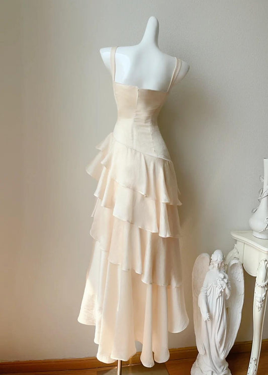Fashion Spaghetti Straps 16th Birthday Outfits Chiffon A-Line Short Prom Dresses Sweet Homecoming Dress ED02214