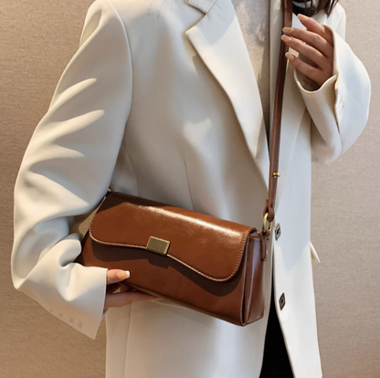 Retro versatile shoulder bag crossbody baguette bag ED0243