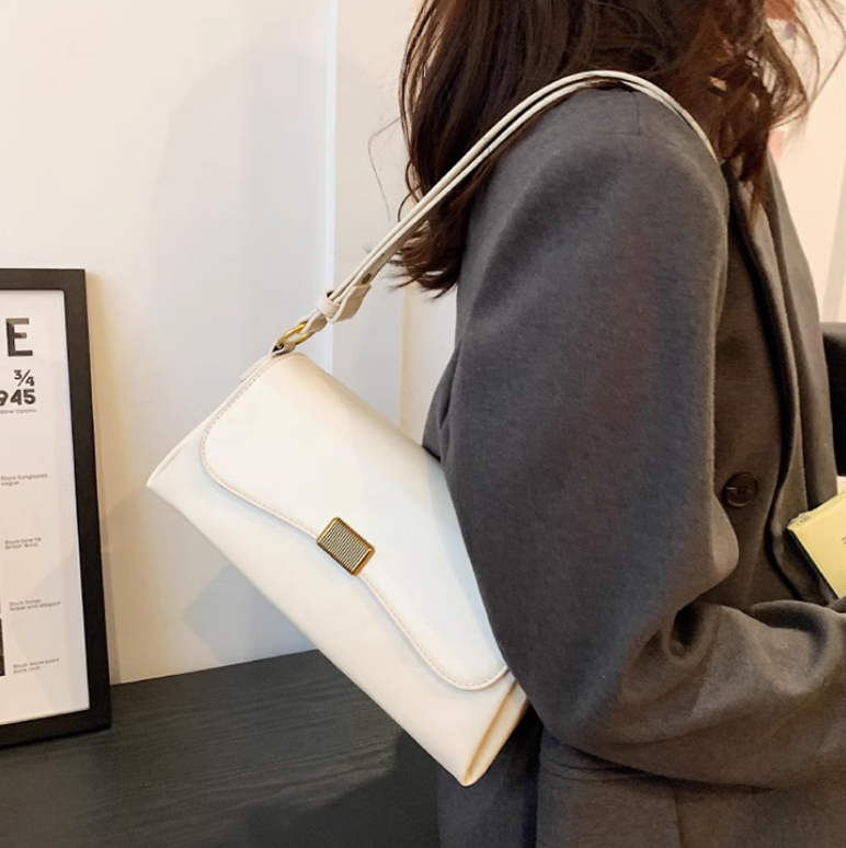 Retro versatile shoulder bag crossbody baguette bag ED0243