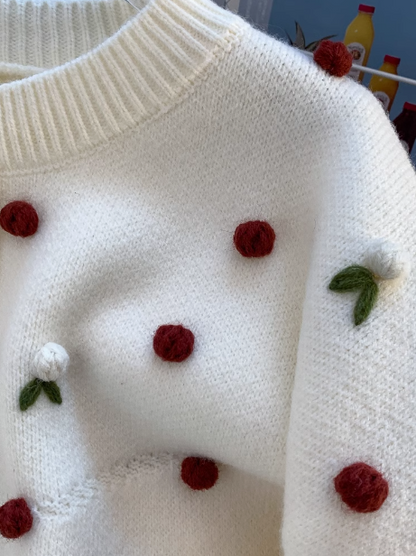 Christmas atmosphere loose long sleeve cardigan HZ1024