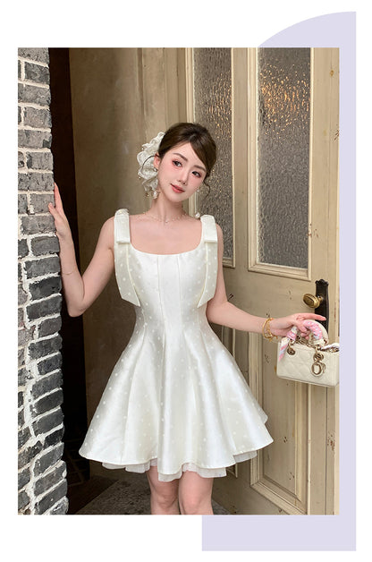 Light Apricot Square Neck Satin A-Line Short Prom Dresses Homecoming Dresses HZ1024