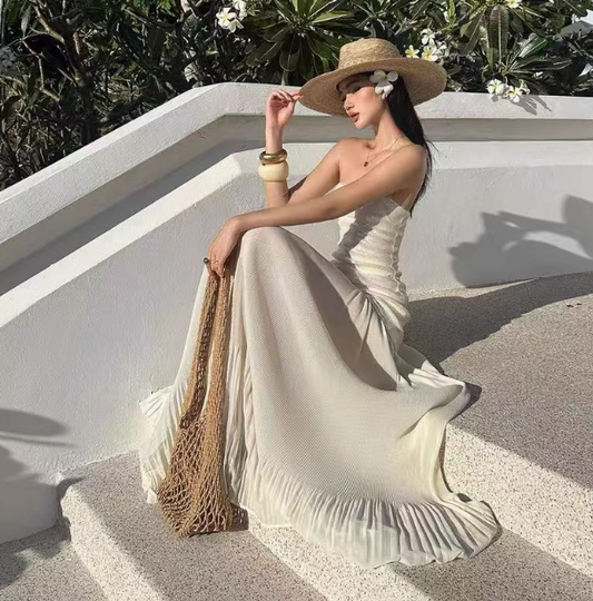 White Strapless Sheath Birthday Dress HZ1024