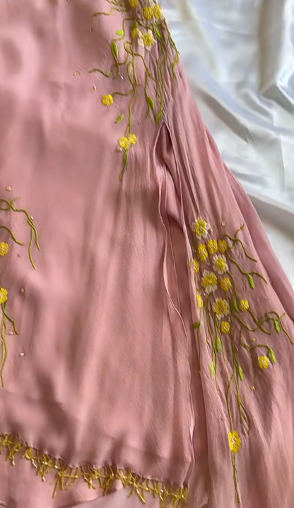 Pink Spaghetti Straps A-Line Chiffon Beaded Short Prom Dresses Homecoming Dresses with Appliques HZ1024