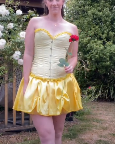 Gorgeous Yellow Off Shoulder Sheath Satin Short Homecoming Dress ED03132