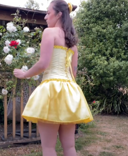 Yellow Off Shoulder Sheath Satin Short Homecoming Dress HZ1024
