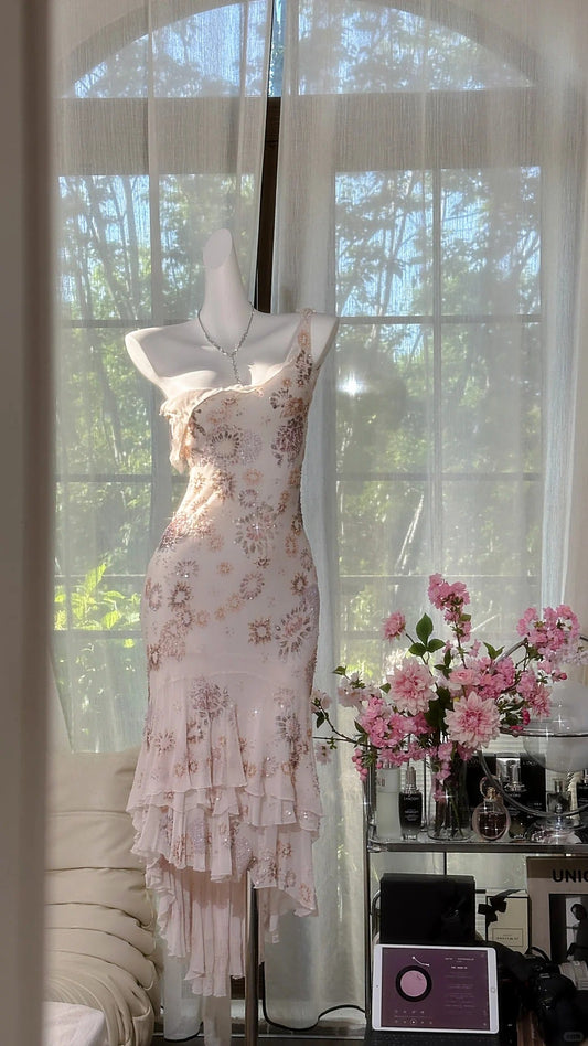 Glamour Apricot V-neck Sheath Chiffon Short Prom Dresses Elegant Evening Gowns with Beading ED03142