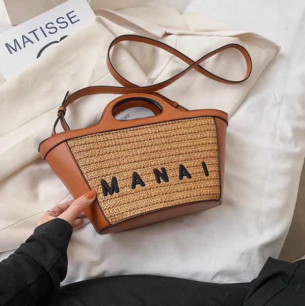 rattan crossbody bag HZ1024