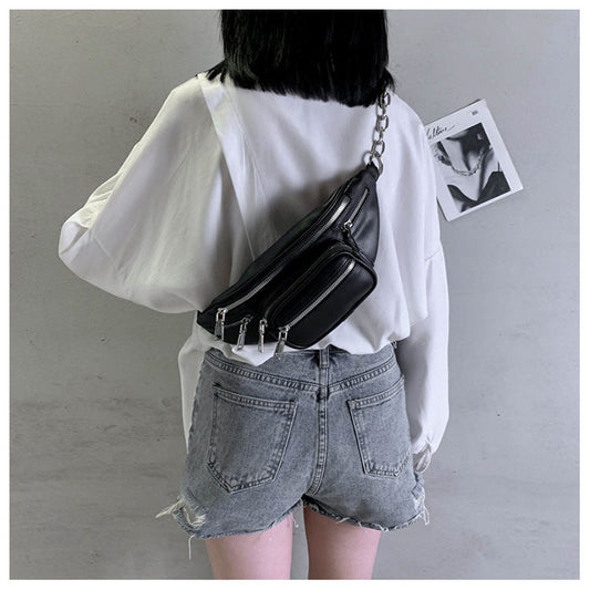 All-match mini chain messenger bag chest bag waist bag ED0323