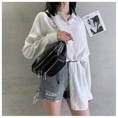 All-match mini chain messenger bag chest bag waist bag ED0323