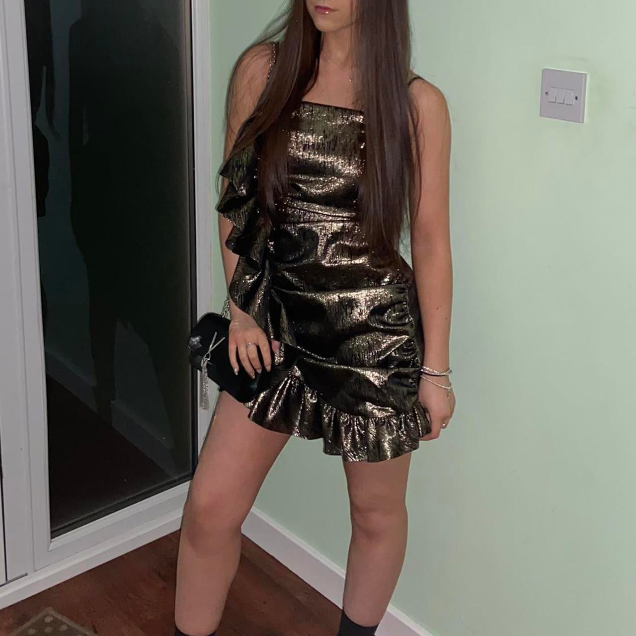 Fashion Black Gold Strapless Bodycon Short Party BirthdayDresses Sexy Homecoming Dresses ED03240