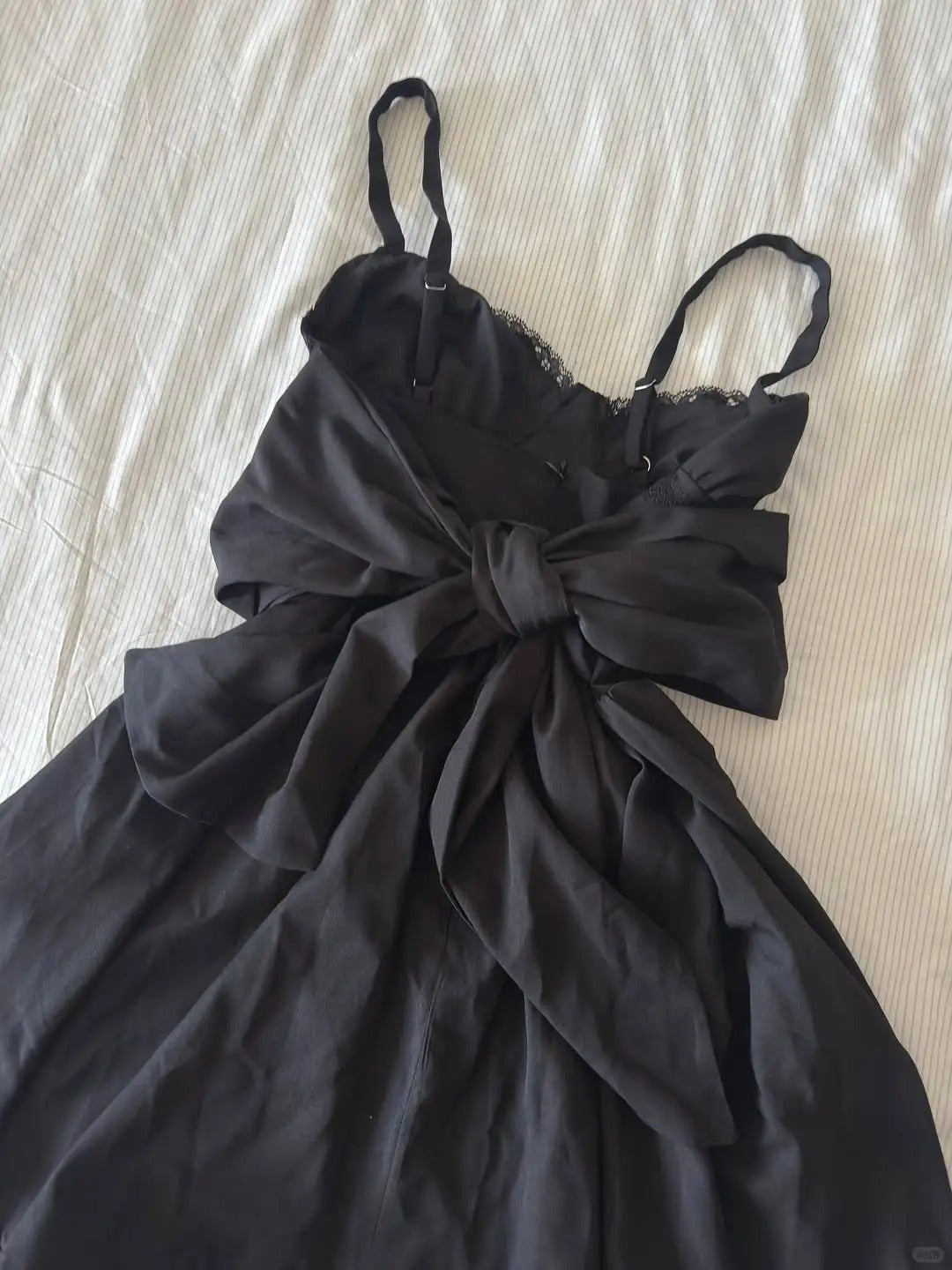 Fashionable Black Thin Strap A-Line Short Prom Dresses Birthday Party Dress ED03247