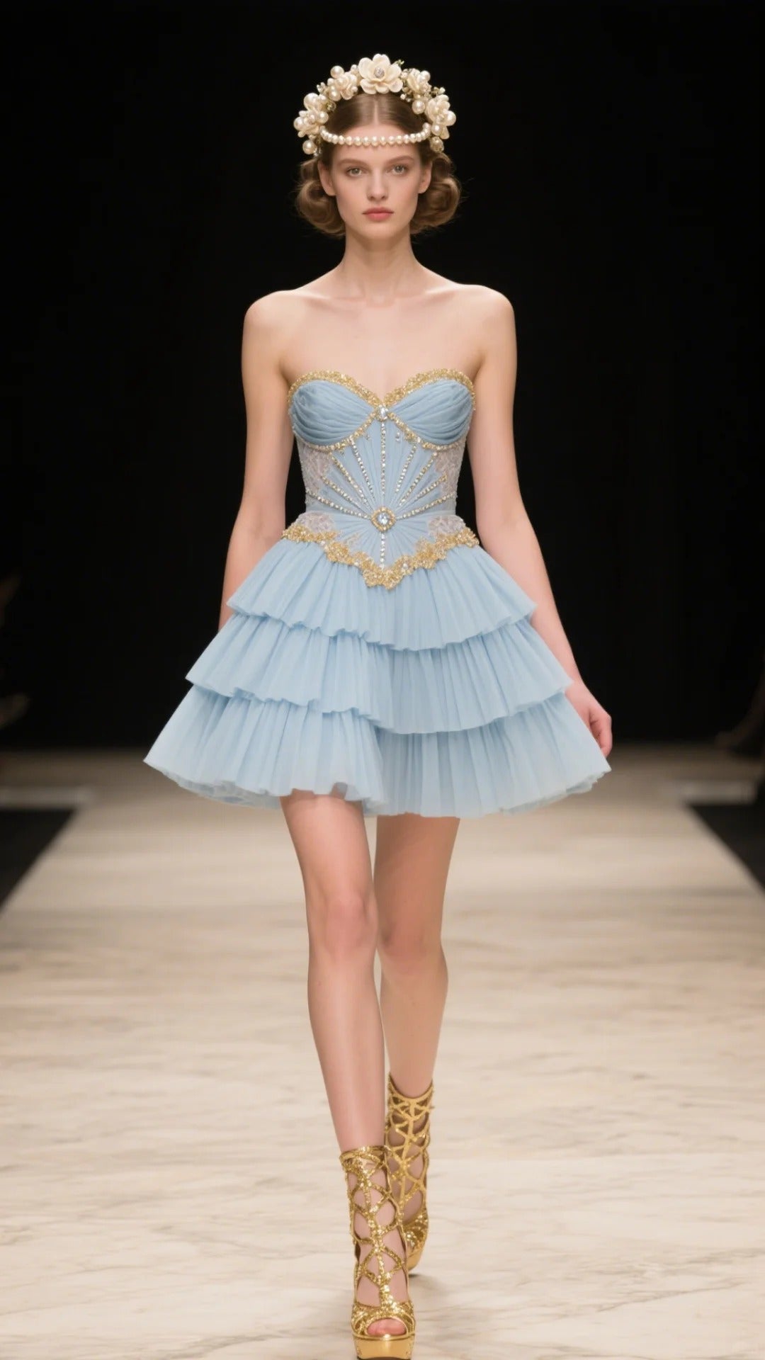 Blue Sweetheart Neck A-Line Tulle Beaded Short Homecoming Dresses Birthday Dress HZ1024