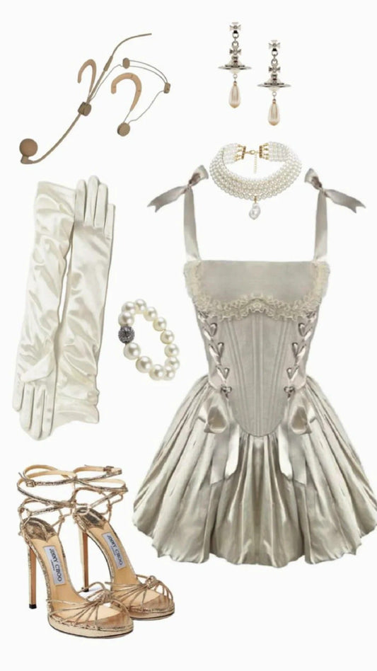 Light Grey Strap A-Line Short Formal Dress Satin Homecoming Dresses Elegant Birthday Outfit Party Dresses HZ1024