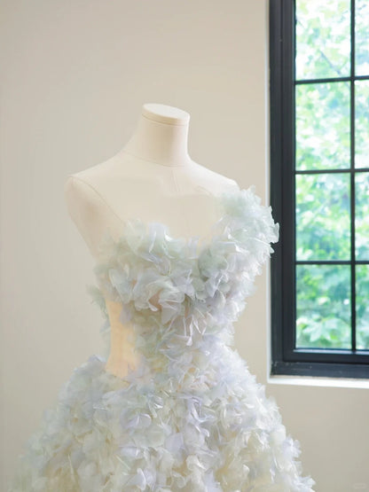 Elegant Sweetheart Ball Gown Wedding Dress Sweet Tulle Long Evening Applique Bridal Dress ED03758