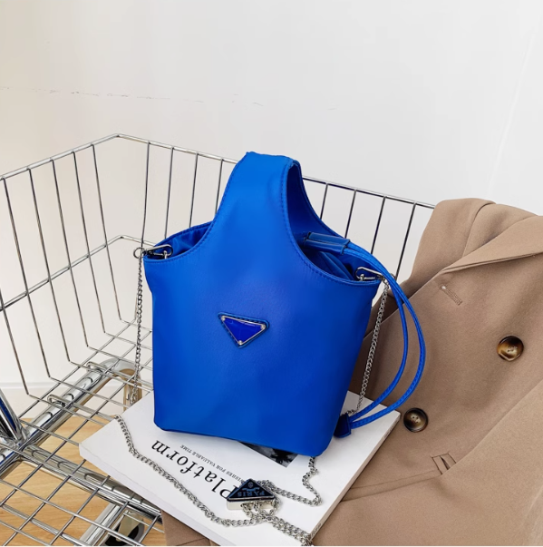 Casual Nylon Chain Portable Bucket Bag  ED0379