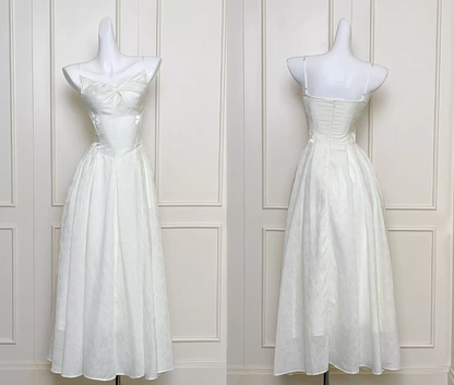 Elegant A-Line Evening Dress Spaghetti Strap Formal Dress Modest Chiffon Prom Dress ED03807