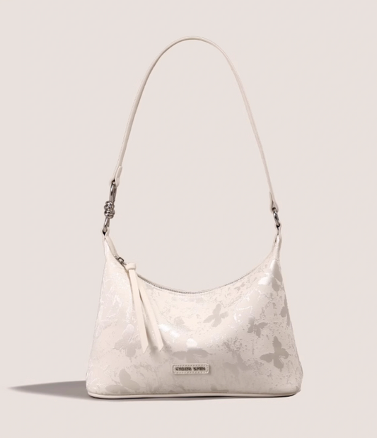 Chinese style niche single shoulder crescent bag underarm bag HZ1024